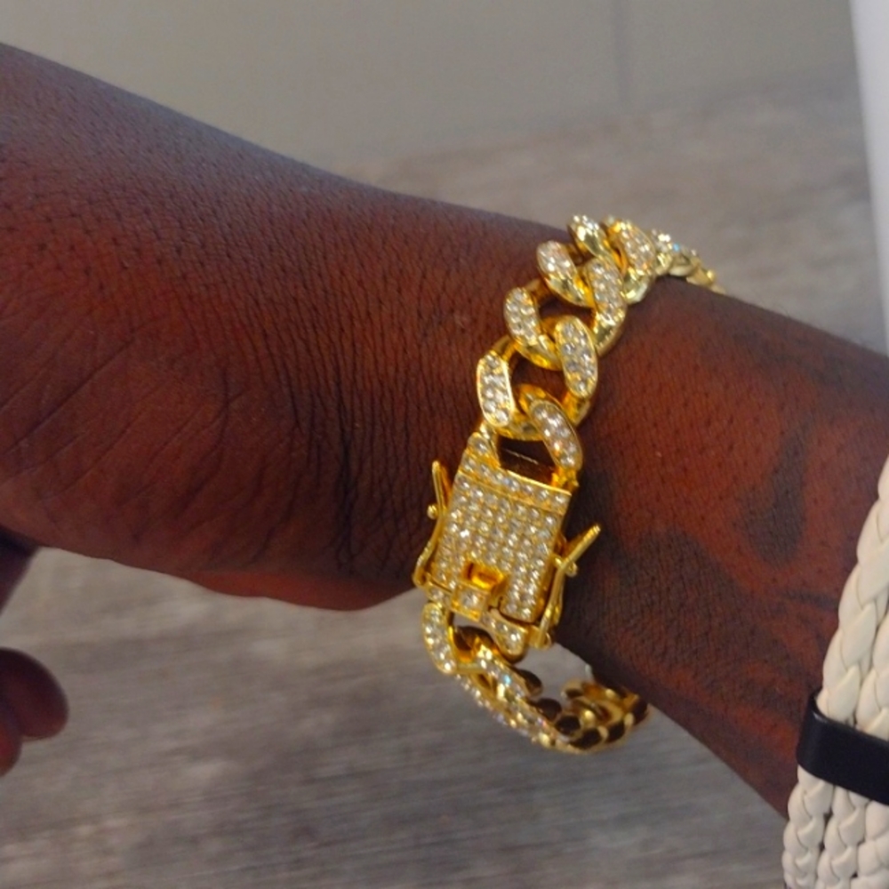 Iced out bracelet